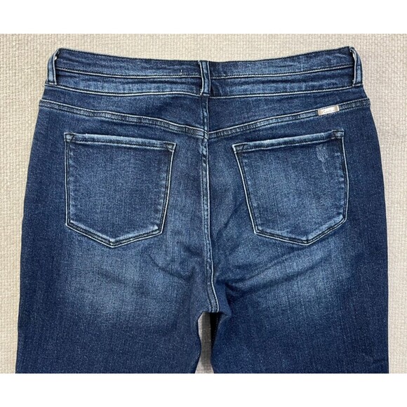 KanCan Jeans Women's 15 / 31 Juniors Slim Straight Stretch Blue Denim KC5217D - Picture 4 of 11